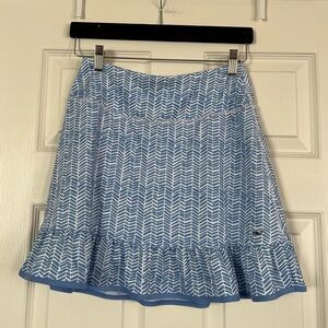 Vineyard Vines | Performance Skort Blue‎ White Chevron Sz XS